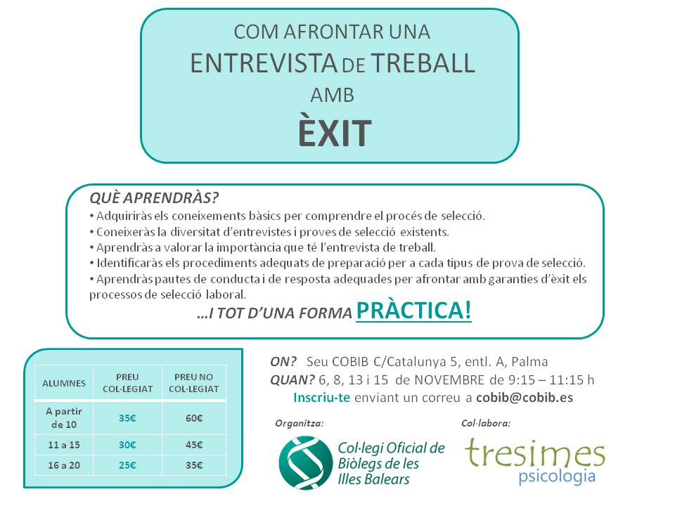 COM AFRONTAR UNA ENTREVISTA DE TREBALL AMB ÈXIT Novembre 2018.jpg